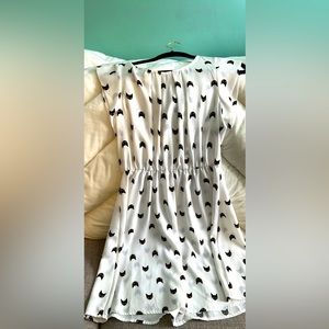 White with little cats